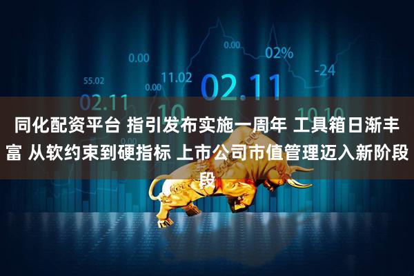 同化配资平台 指引发布实施一周年 工具箱日渐丰富 从软约束到硬指标 上市公司市值管理迈入新阶段