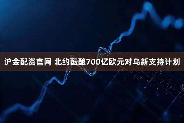 沪金配资官网 北约酝酿700亿欧元对乌新支持计划