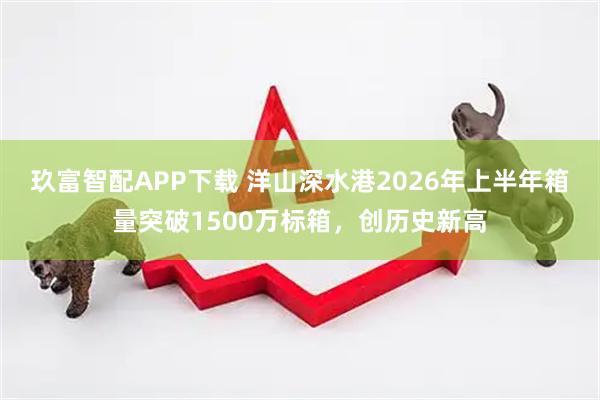 玖富智配APP下载 洋山深水港2026年上半年箱量突破1500万标箱，创历史新高